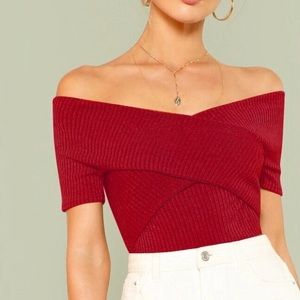 Off the shoulder shirt